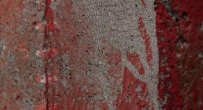 Blood stained wall