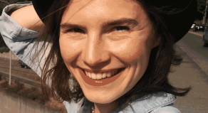 A photo of Amanda Knox