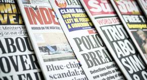A selection of tabloid newspaper 