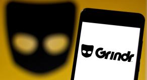 The Grindr logo 