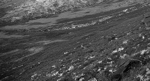 Black and white picture taken from Buckstones Ridge, UK part of the Marsden Moor Estate looking over Saddleworth Moor
