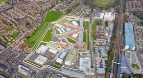 Aerial photo of HMP Wakefield