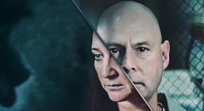Graphic artwork for I Am A Stalker showing two people against a smoky background