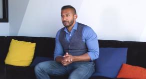 Dr Sohom Das being interviewed by Crime+Investigation UK