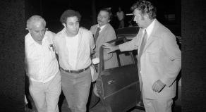 David Berkovitz in handcuffs