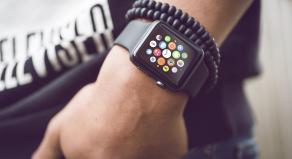 Apple Watch on a wrist