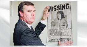 A missing person poster being unveiled for Nicola Payne