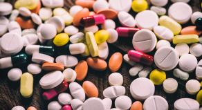 A photograph of pills