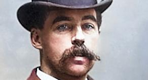 Colourised image of H. H. Holmes