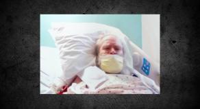 Richard Cottingham in a hospital bed - 2022