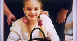 A photograph of young Maya Kowalski from the 2010s