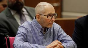 Robert Durst sits in a Los Angeles courtroom during a hearing on the 21st December 2016