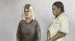 Courtroom sketch of Virginia McCullough