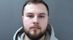 Police mugshot of Lewis Edwards