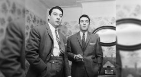 The Kray Twins pictured in an East London flat