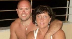 Sarah Wellgreen with her ex-partner and murderer Ben Lacomba