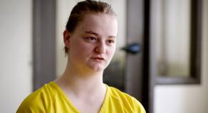Denali Brehmer being interviewed for 'Interview With A Killer'
