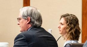 Ruby Franke sits in court during her sentencing hearing