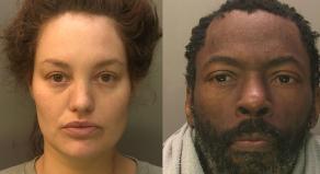 Police mugshots of Constance Marten and Mark Gordon