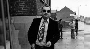 Black and white photograph of Keith Cheeseman