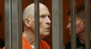 Joseph James DeAngelo appears in court behind bars
