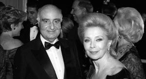 Edmond Safra with his wife Lily