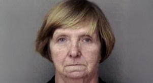 Barbara Scott's police mugshot