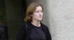 Jane Andrews leaves the Old Bailey