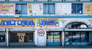 Exterior of the “Sideshow by the Seashore” venue Coney Island