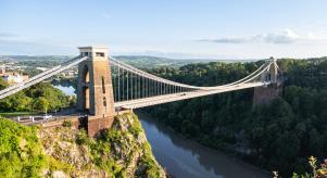 The Clifton Suspension Bridge in Bristol