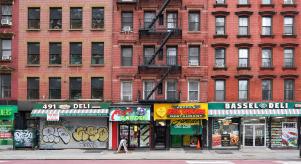 Delis on a typical New York street