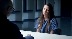 Rachel Wade being interviewed by David Scott for Interview With A Killer
