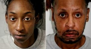 Rosalin Baker and Jeffrey Wiltshire's police mugshots