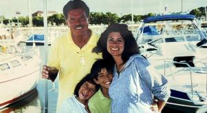 The DeVries family on holiday