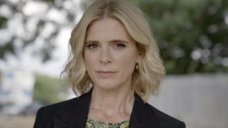 A headshot photograph of Murdertown 4 host, Emilia Fox