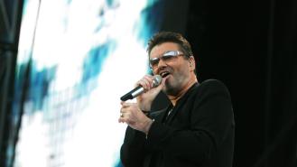 George Michael performing