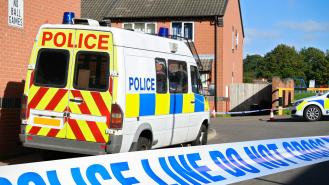 A police van 