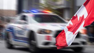 A Canadian police car