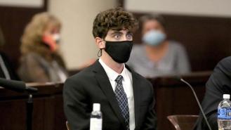 Cameron Herrin reacts to his sentencing