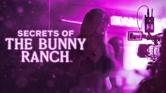 'SECRETS OF THE BUNNY RANCH' - A young woman in lingerie clothing in front of a camera