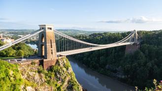 The Clifton Suspension Bridge in Bristol