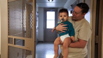 Babies behind bars Women attempting to raise their babies in prison