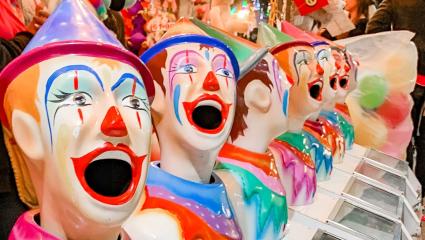 There’s good reason that a lot of people find clowns frightening. 