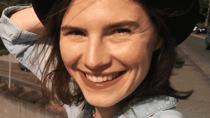 A photo of Amanda Knox