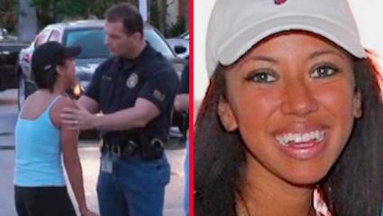 A photograph of Dalia Dippolito with police