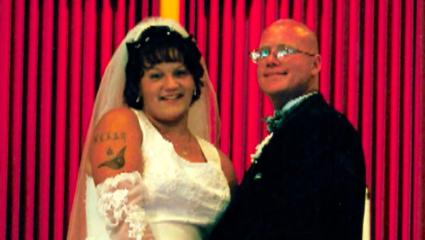 Kelly Cochran's wedding night photograph