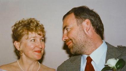 The Webster's wedding photograph