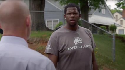 Brandon Joyner talking to his Steve Hisker 