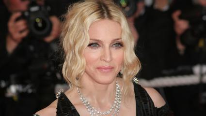 Madonna on the red carpet