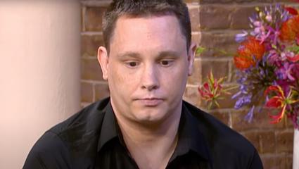 Ben Butler on the set of 'This Morning'